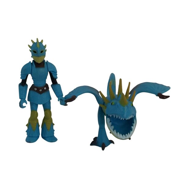 How To Train Your Dragon Toy Figures Stormfly Astrid Hookfang Snotlout Hiccup - Picture 2 of 13